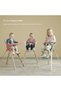 Highchair, White - Suitable for Kids from 6 Months to 3 Years, Ergonomic, Light & Travel Friendly, for Feeding & Sitting - 4