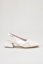 Women's White Detailed Heeled Shoes - 2