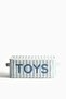 Lidded toy storage basket