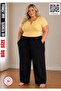 Anne Model Viscose Pajama Bottoms with Pockets, Large Size - 2