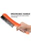 Duaravel Wire Brush with Curved Plastic Handle for Cleaning Rust and Paint Removal-Orange - 4
