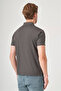 Khaki Polo Collar Short Sleeve Relaxed Fit Flexible Non-Fraying Collar Technology T-Shirt 1011260179 - 5