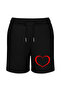 Hanangiyim Unisex Oversize Relaxed Fit High Waist Special Design Printed Summer Shorts