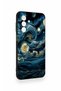 Samsung A17 Compatible Starry Night Patterned Silicone Case - 3