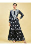 Black Rayon Kameez Salwar - FFT2133 | Black-Size:M-38-Inches