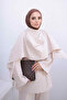 Ecru Shawl Detailed Waist Tie Tunic