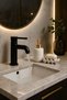 Marble Patterned Concrete 2-Piece Bathroom Wc Set Liquid Solid Soap Dispenser Bathroom Accessories - 2