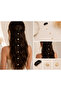 Pearl and Butterfly Detailed Dangle Clip Hairpin - 3