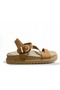 5240 Women's Leather Sandals - Tan - 36