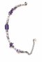 Lavenya Amethyst and Hematite Natural Stone Bracelet - 2