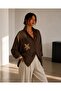 Stylish Brown Shirt with Stone and Bsn Accessories - 4
