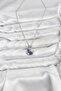 316L Steel Chain Silver Color Night Model Zircon Stone Women's Necklace - 2
