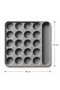 Electronics Repair and Hobby Work Tray – Screw and Small Parts Organizer (18 × 18 cm) - 2