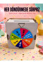 Lucky Wheel Savings Boxwooden Money Saving Game