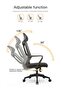 Breathable Ergonomic Mesh Office Chair | Chrome Base & Lumbar Support - 8