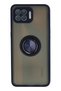 Aconcept Reno 4 Lite Case Montreal Silicone Cover with Ring (114752) - Navy Blue