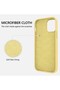 iPhone 15 Liquid Silicone Case - Slim Fit Soft Touch Protective Cover with Microfiber Lining & Camera Protection - 4