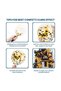 60 Pieces Black and Gold Birthday Balloon Garland Arch Kit, with Happy Birthday Backdrop, Bow Foil Balloon, Confetti Balloons for Birthday, Graduation, Prom, Retirement, Wedding, New Year - 4