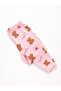 Girl's 100% Cotton Pink Teddy Bear Patterned Long Sleeve Pajama Set - 4