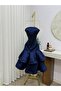 فستان كحلي طبقات راقية للمناسبات