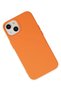 Aconcept iPhone 14 Plus Case Nano Inside Velvet Silicone (205858) - Orange - 3