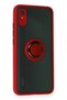 Aconcept Redmi 9A Case Montreal Silicone Cover with Ring (223935) - Red - 2