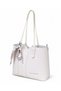 Women's Stylish Design 6-Section Large Shoulder Bag Cream - 3