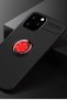 حافظة ACONCEPT لهاتف iPhone 12 Pro Max من السيليكون مع حلقة (82446) - أسود-أحمر - 2