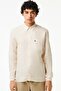 Men's Regular Fit Yellow Shirt Standard Cut Men's Linen Shirt Yellow - 2