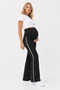 Wide Leg High Waist Flexible Supportive Maternity Leggings - 3