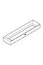 Inel pentru prosop Essentials Cube cromat - 4