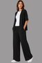 Soft Touch Modal Fabric Wide-Legged Kimono Double Set - 3