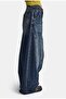 Women's Denim Color 2W6-8 Barrel Fit Super Loose Cut Special Design Denim Jeans - 4