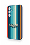 Samsung S23Fe Compatible Vintage Patterned Silicone Case - 4