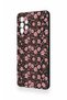 Samsung-A72 Compatible Mini Pink Flower Patterned Silicone Case - 3
