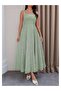 Floral Print Lined Strappy Maxi Length Dress - 3