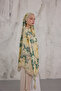 Patterned Bamboo Cashmere Shawl Tok Standing Women's Shawl - 3