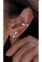 Women's Rose Tulip Model Minimal Flower Earrings - 3