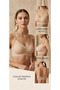 Stitch-Free Non-wired Laser Cut Strapless Bra - Padded Ghost Breathable Fabric - Dark Skin
