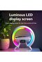 LED Gaming RGB Night Light with Bluetooth Speaker, Wireless Charging Pad, FM Radio & Alarm Clock – Multifunction LED Digital Bedside Lamp for Bedroom, Gaming Room & Office Desk - 5