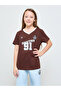Girls Oversized T-Shirt and Wide Leg Joggers Set - 2