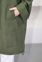 6346 - Comfortable Zippered Pocket Long Tunic with Cuff Detail - 4