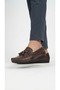 Gr0537 Genuine Soft Leather Burnt Brown Saddler Rok Men's Loafer Ballet Shoes - 4