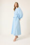 Linen Bluz Skirt Suit - 2