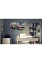 Graffiti Sports Car Canvas Wall Art | 50x100 Inches Gallery Wrapped | Neon Street Art Racing Car | Urban Garage Decor | Wild and Free - 4