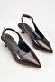 Golf Short Heeled Pointed Toe Elegant Stylish Open Heel Women's Casual Shoes - 3
