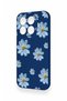 Xiaomi Mi 17t 5g Compatible Blue Daisy Pattern Silicone Case - 4