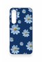 Samsung S25Fe Compatible Blue Daisy Patterned Silicone Case - 2