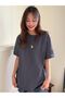 Women's Smoked Mini Duck Printed Oversize T-Shirt - 6