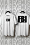 Fbi Printed Loose Fit 100% Cotton Unisex Tshirt